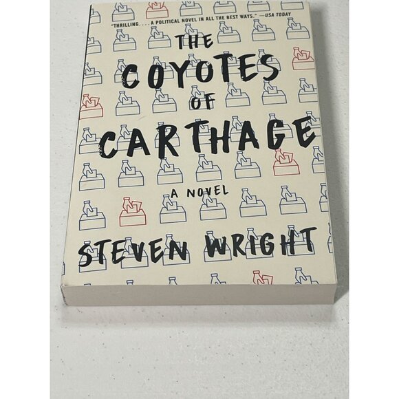 The Coyotes of Carthage Steven Wright Paperback Book Fiction Novel - Picture 2 of 5